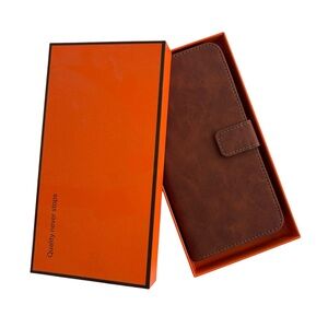 Elegant Brown Leather Phone Case